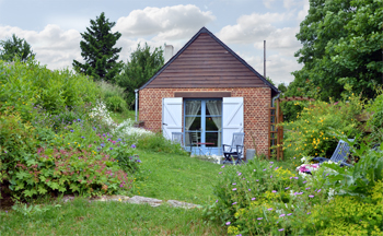 terrasje bij het vakantiehuis