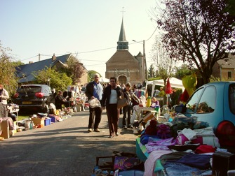 brocante in de Franse Ardennen