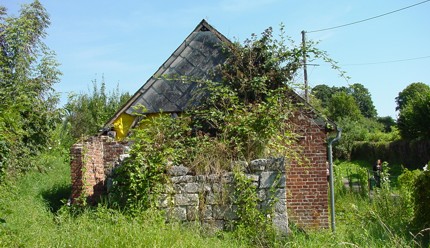 zuidgevel met kelder